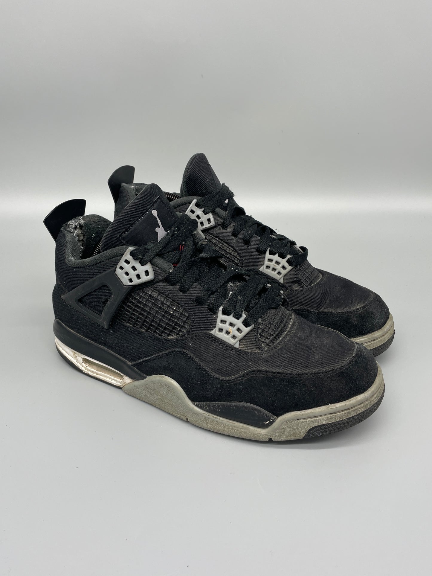 Jordan 4 Black Canvas 43