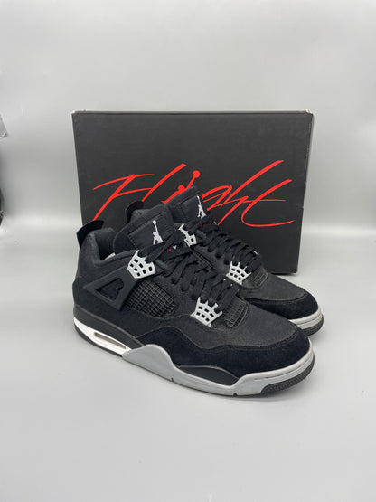 Jordan 4 Black Canvas 44