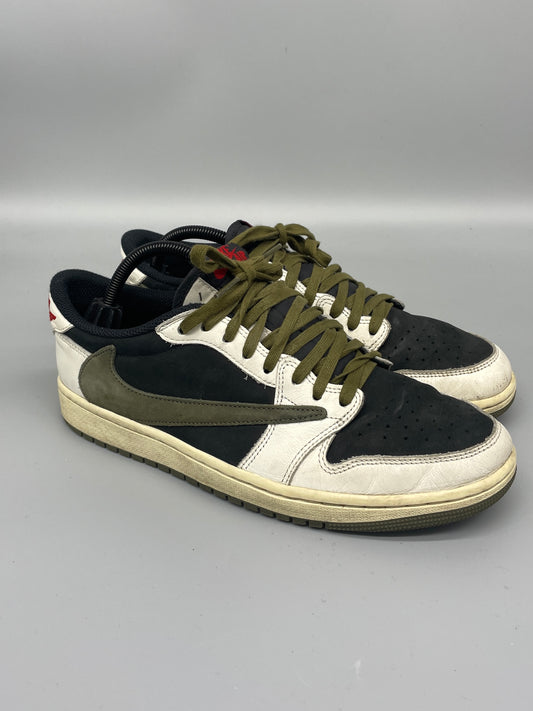Jordan 1 Low Travis Scott Olive 43