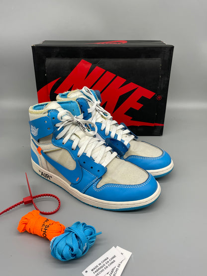 Nike x Off White Jordan 1 High UNC 43