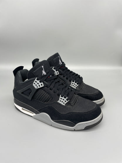 Jordan 4 Black Canvas 44